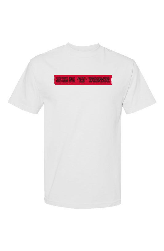 Sun O War T Shirt Red Tape Wht|Red|Blk